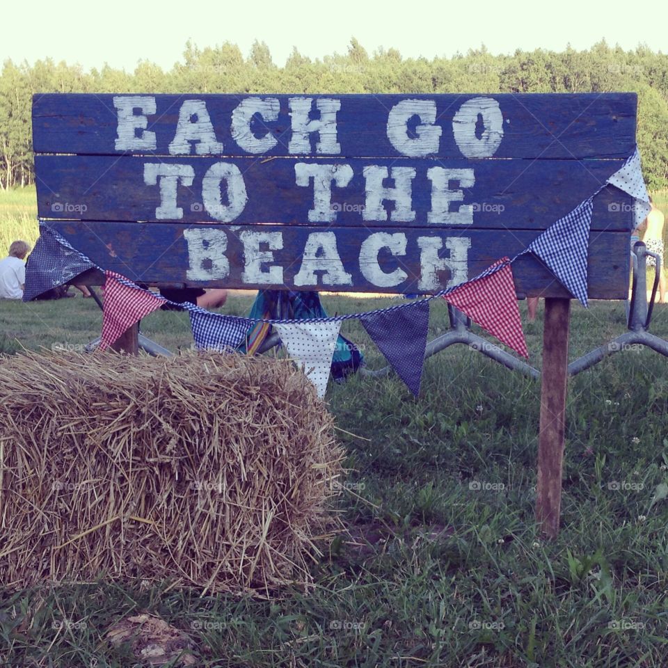 Each go to the beach
