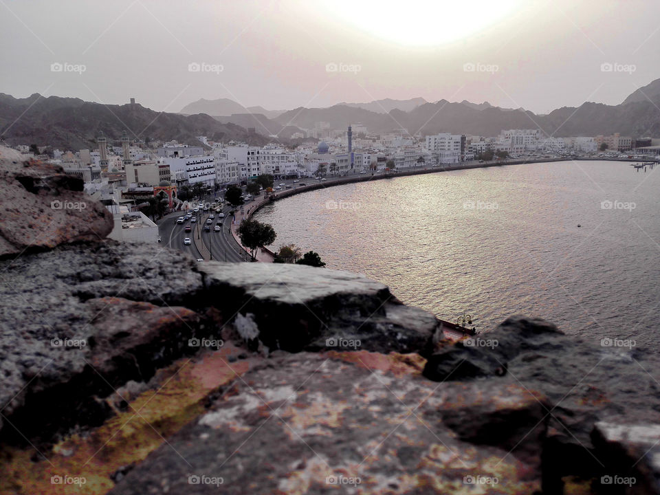 Beach houses and photography from above the mountains