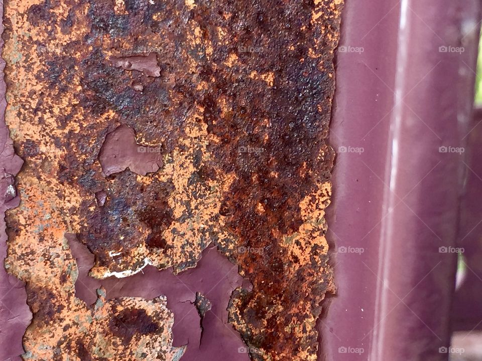 Rusty metal work