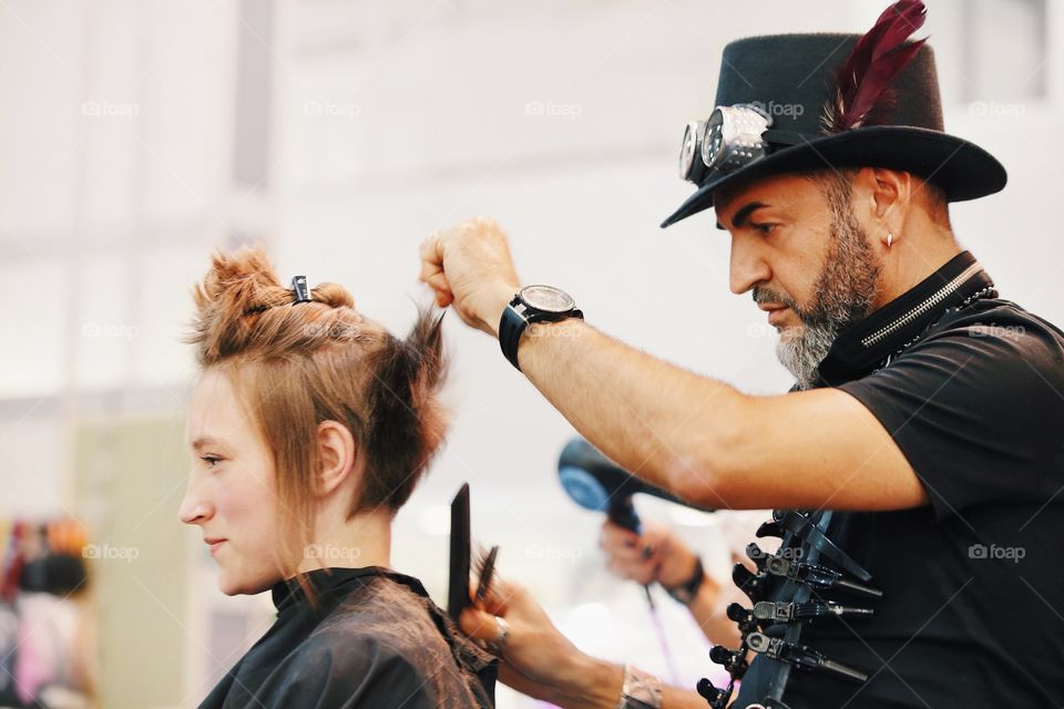 Hair cutting process