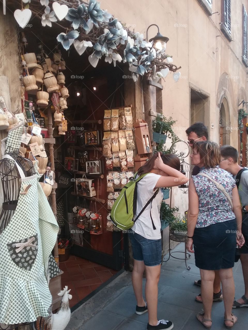 Volterra bellissima Toscana- negozio di prodotti tipici