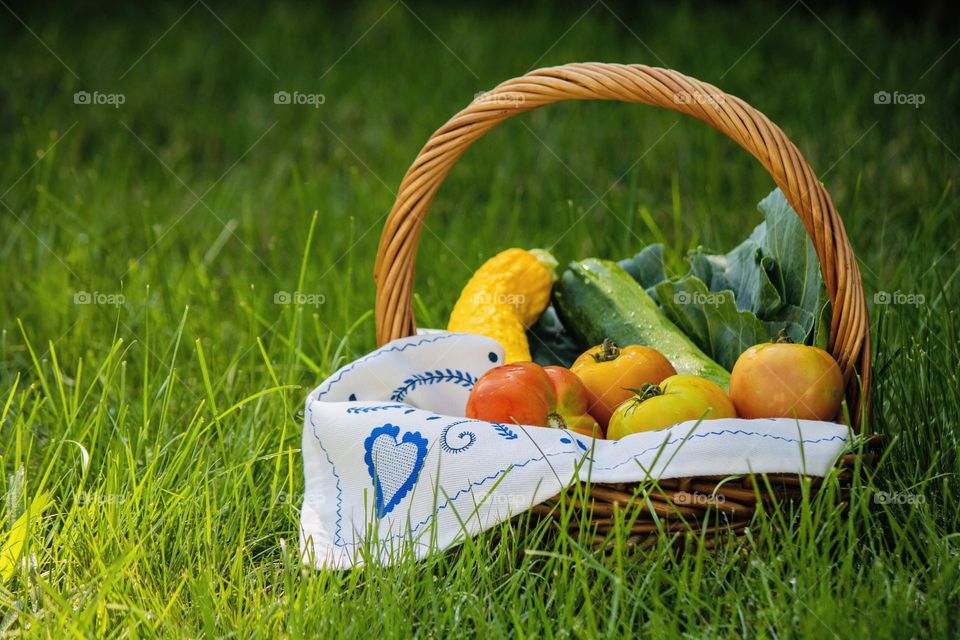 Vegetables from the garden