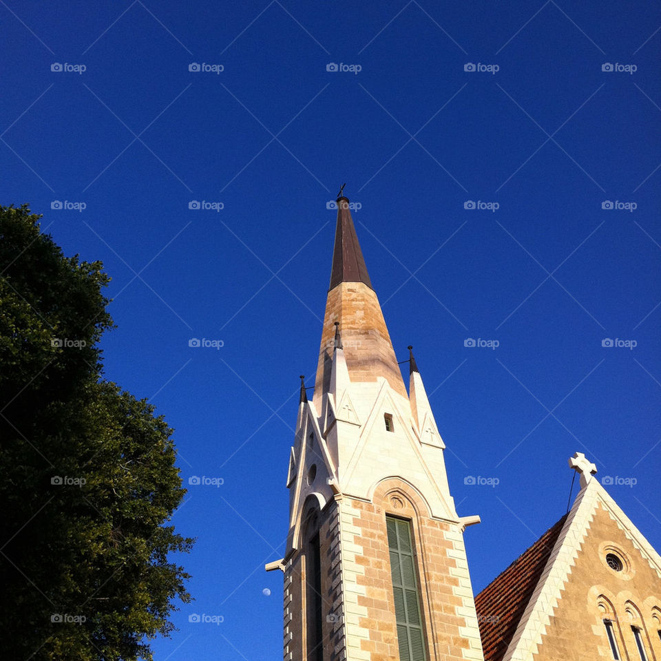 sky tree church cross by smandarina