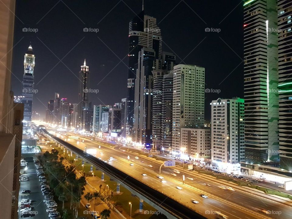 A view in Dubai