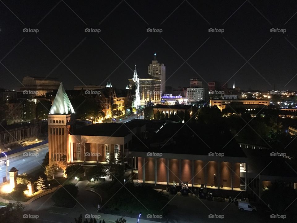 St. Louis at night