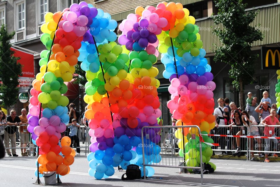 Colourful balloons . Colourful balloons 