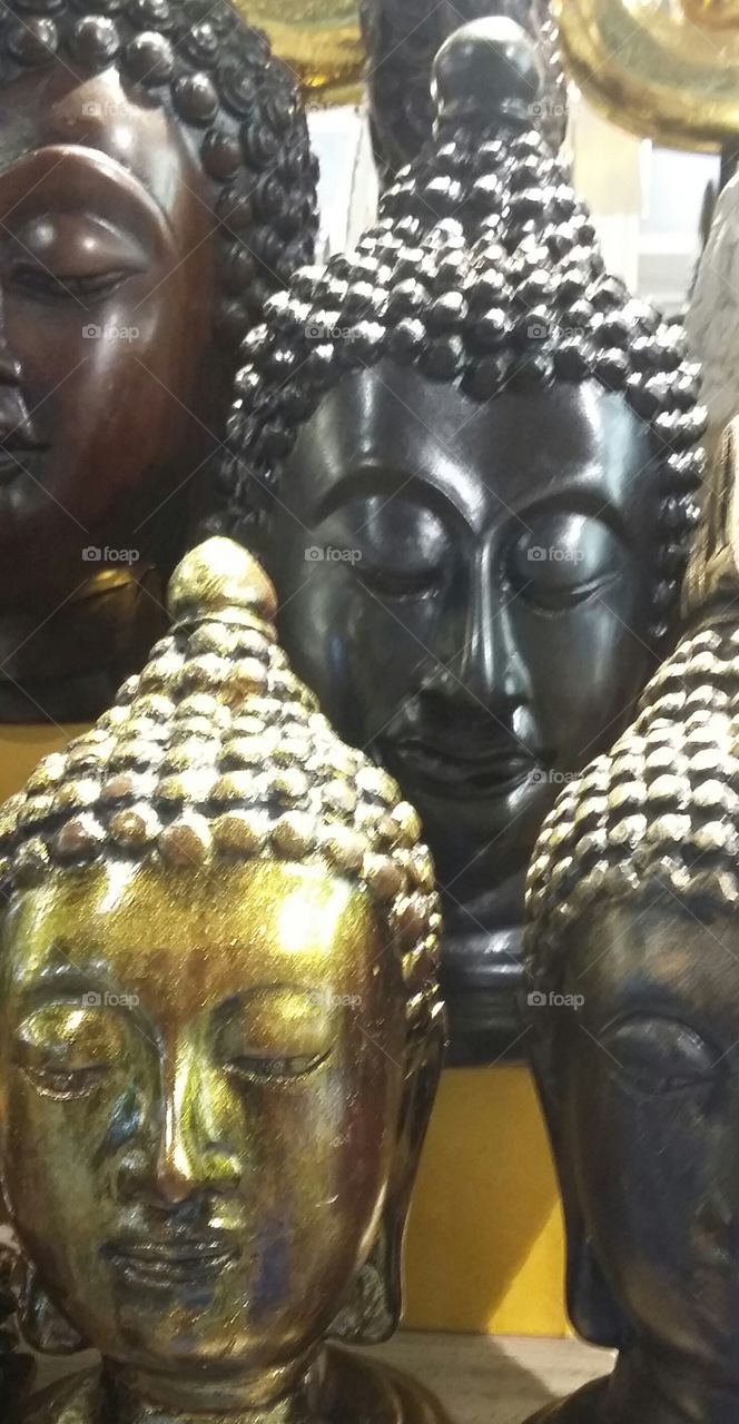 buddha heads