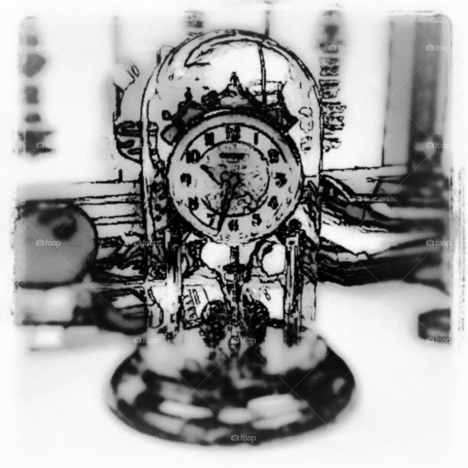 World in black and white