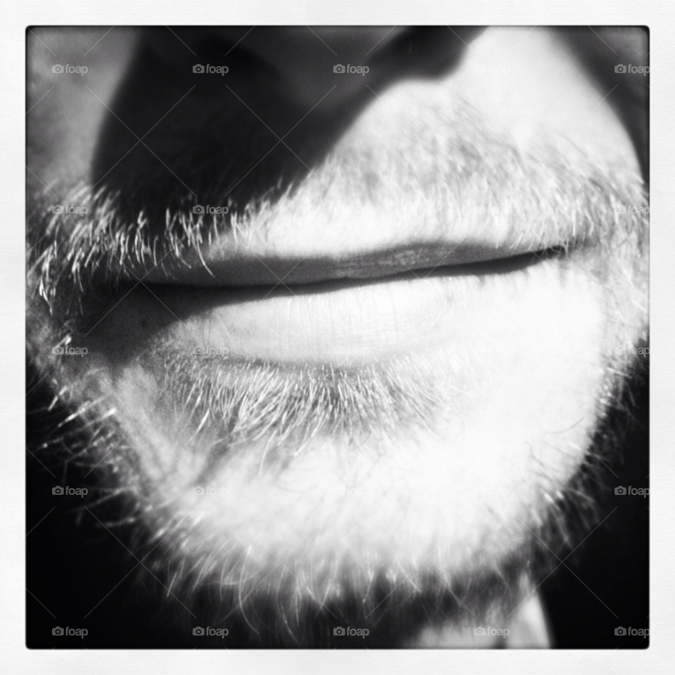 smile shadow beard moustache by AndrewWynn