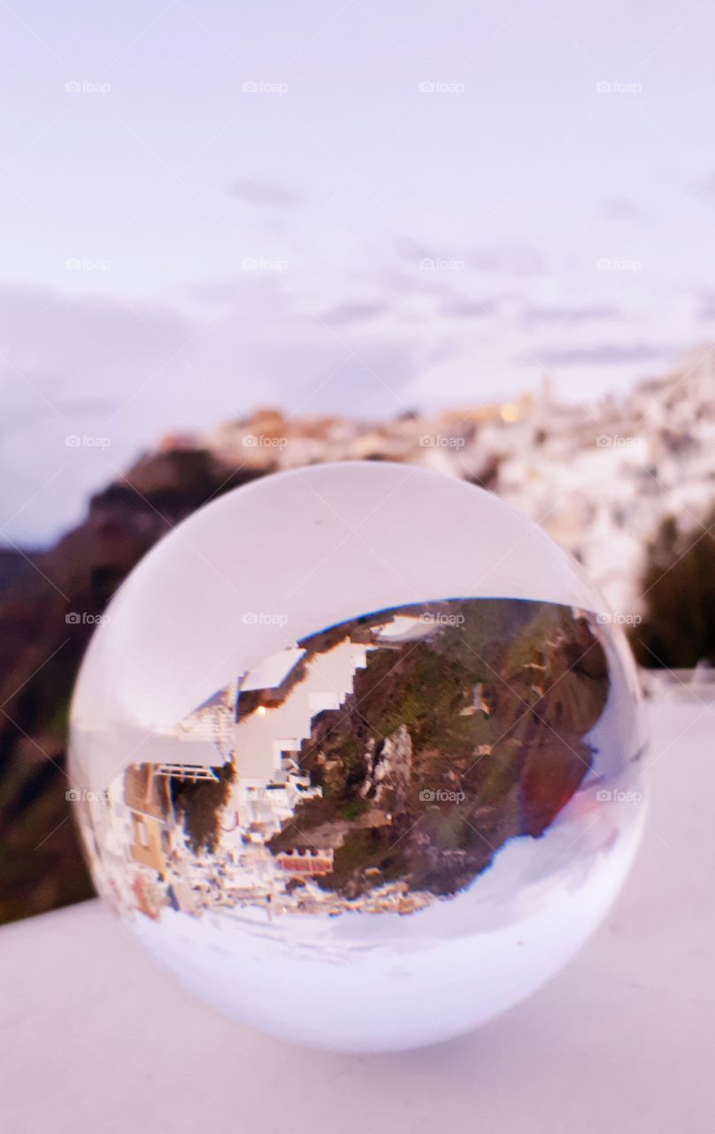 Santorini Lensball