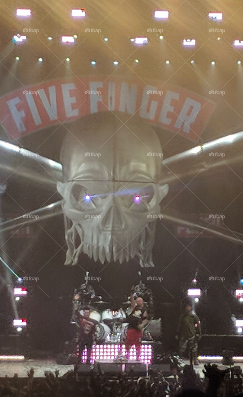 Five Finger Death Punch in concert Aug 11, 2018 in Tampa FL