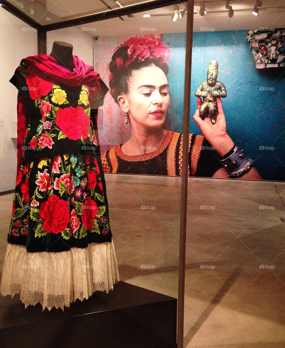 Art exhibition Frida Kahlo.