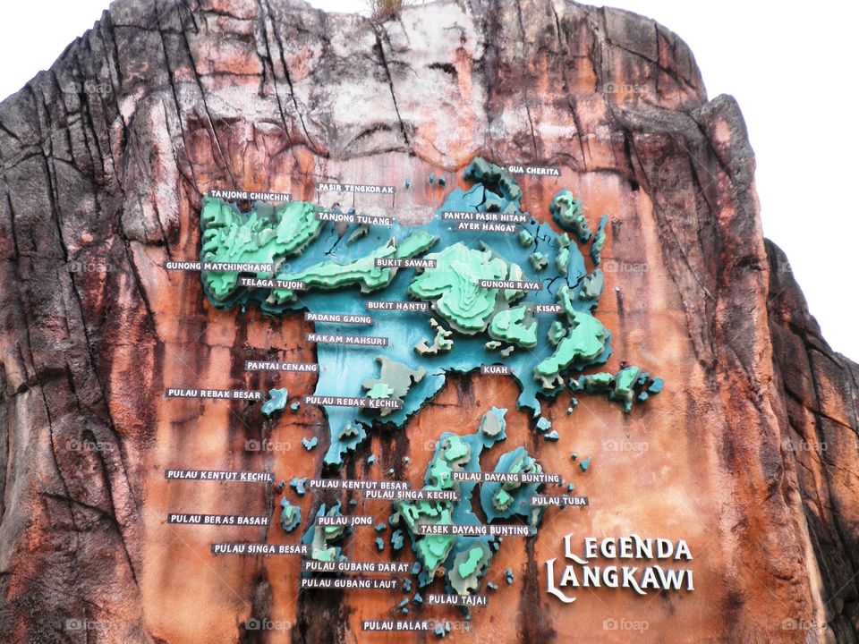 Map of Langkawi Island