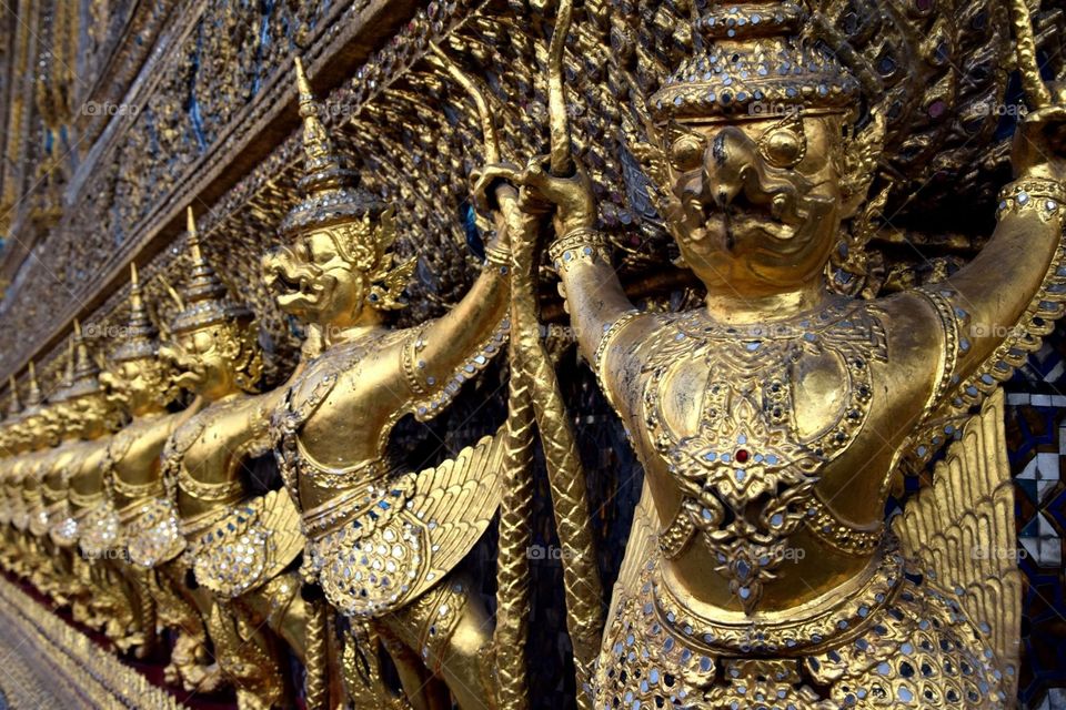 Beautiful Buddha’s taken in King Palace of Bangkok Thailand shot with my Nikon 