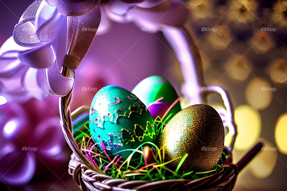 Easter, Easter feast, Easter eggs, colored eggs, Spring, Egg