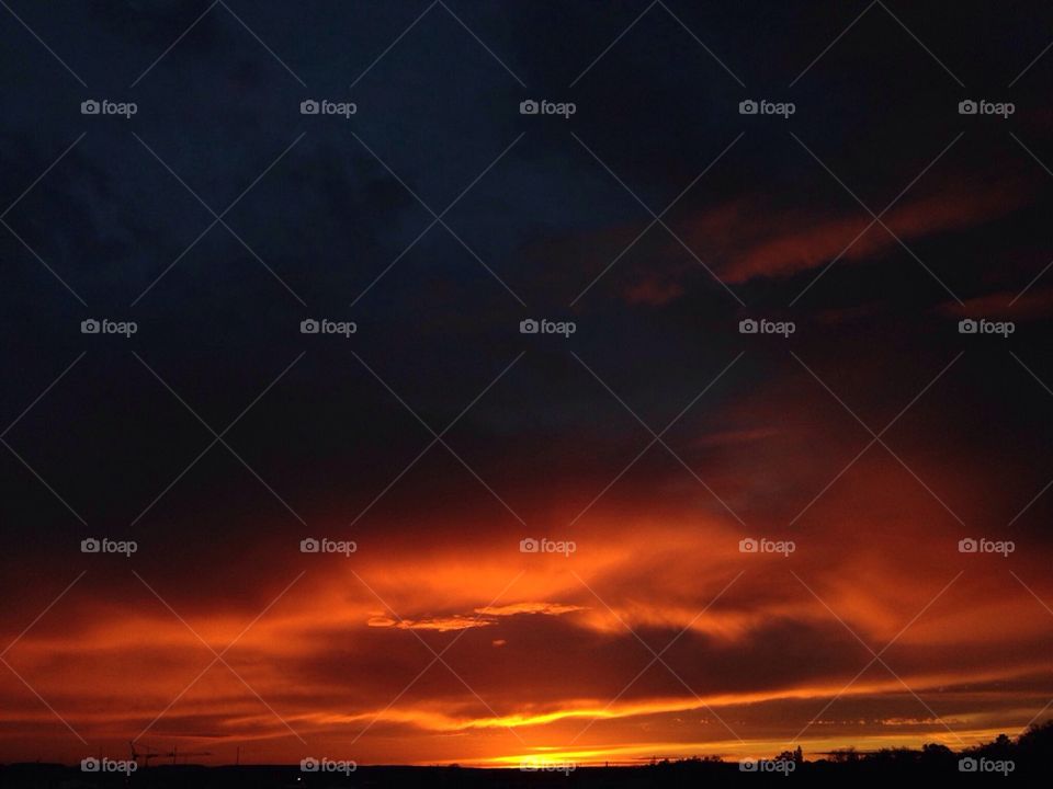 View of dramatic sky