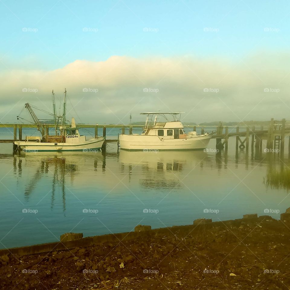 Port Royal SC,shrimp boats,docks