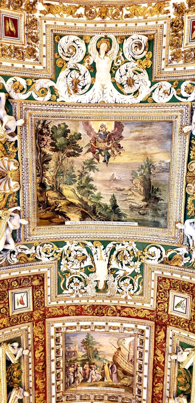 vatican Rome ceiling portrait painting