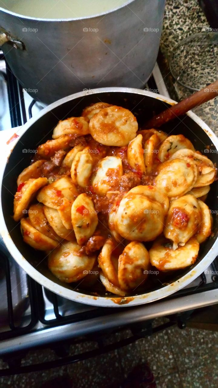 Sorrentinos caseros de verdura