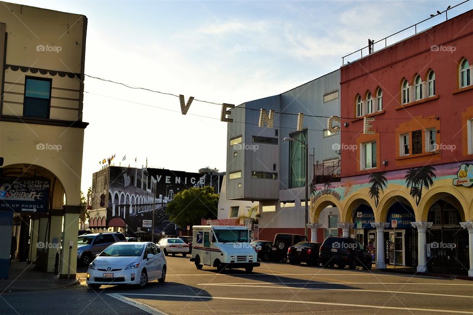 Venice beach main entrance 