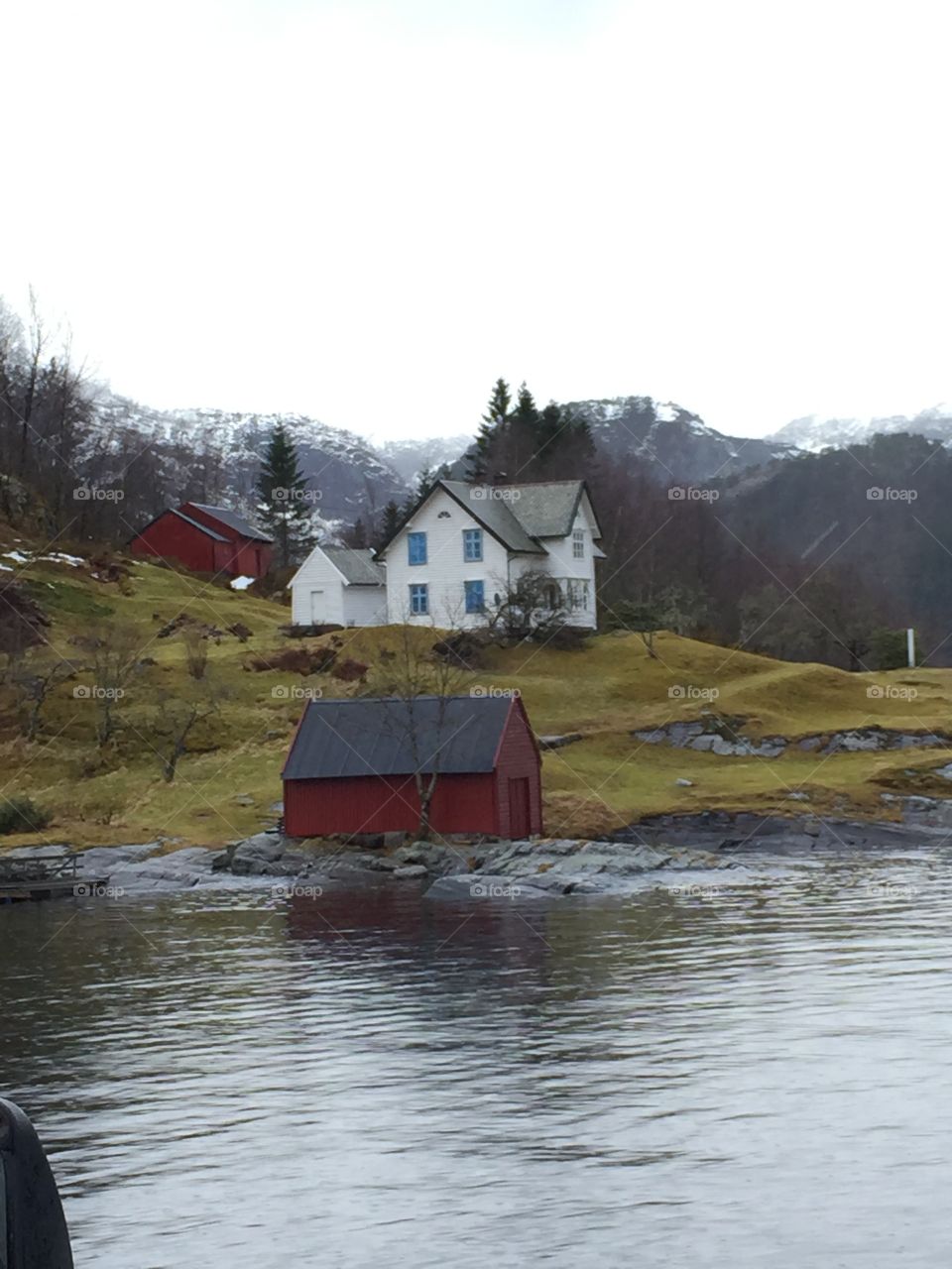 Water, House, Landscape, No Person, Flood