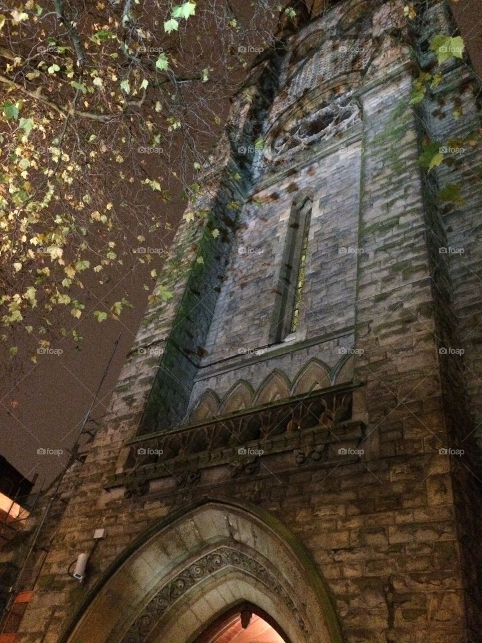 Church by night