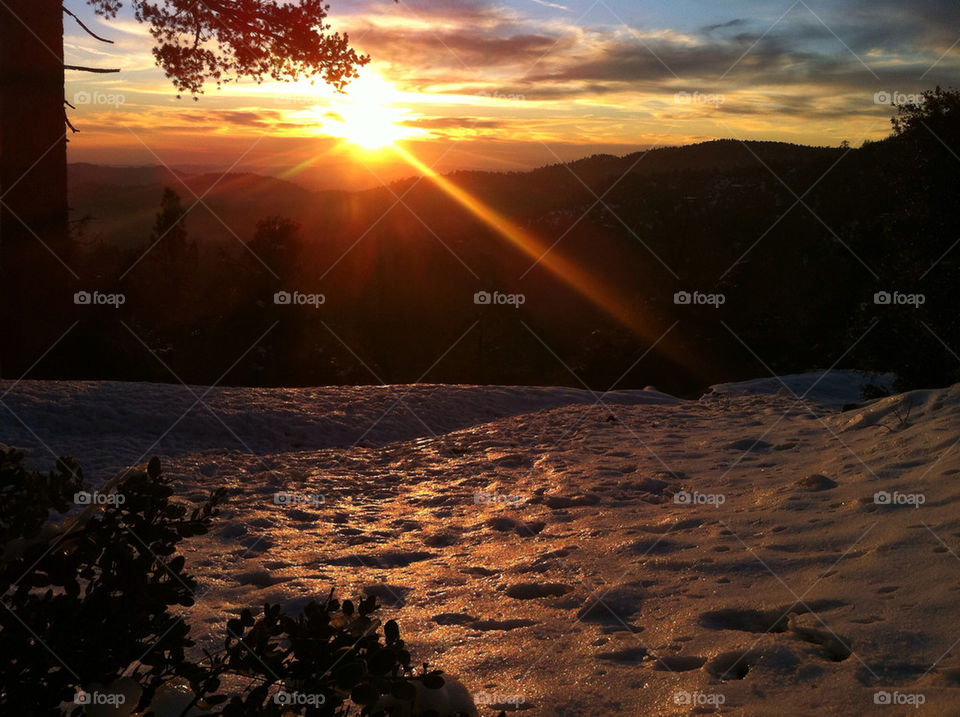 snow sky blue dark by emmanuelgr
