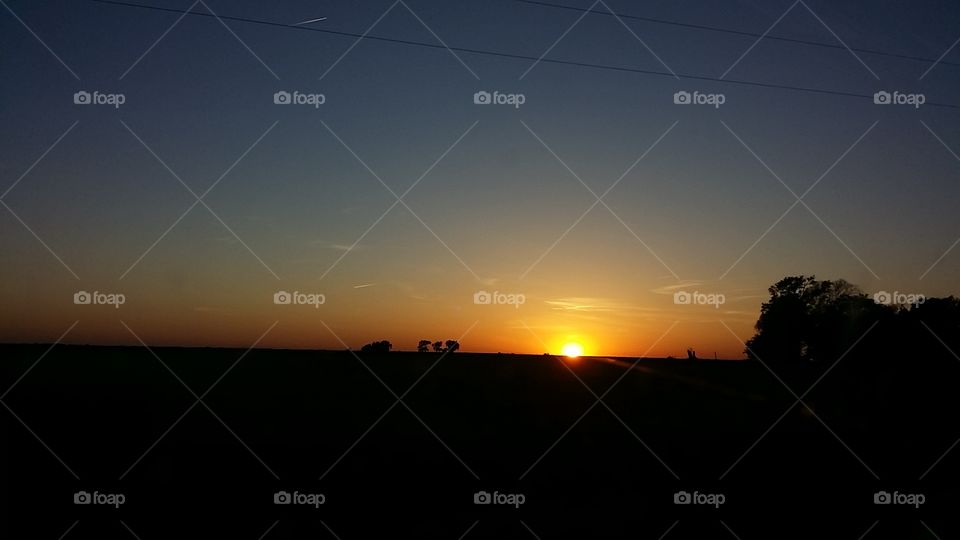 Sunset in Nebraska