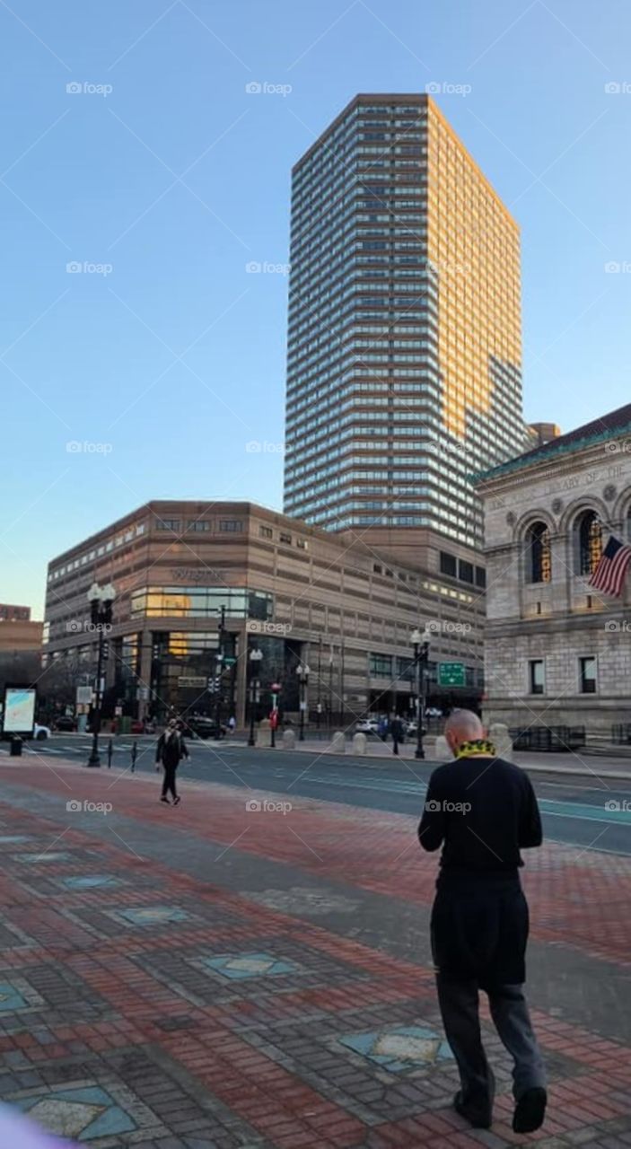 People Going About Their Day in the City