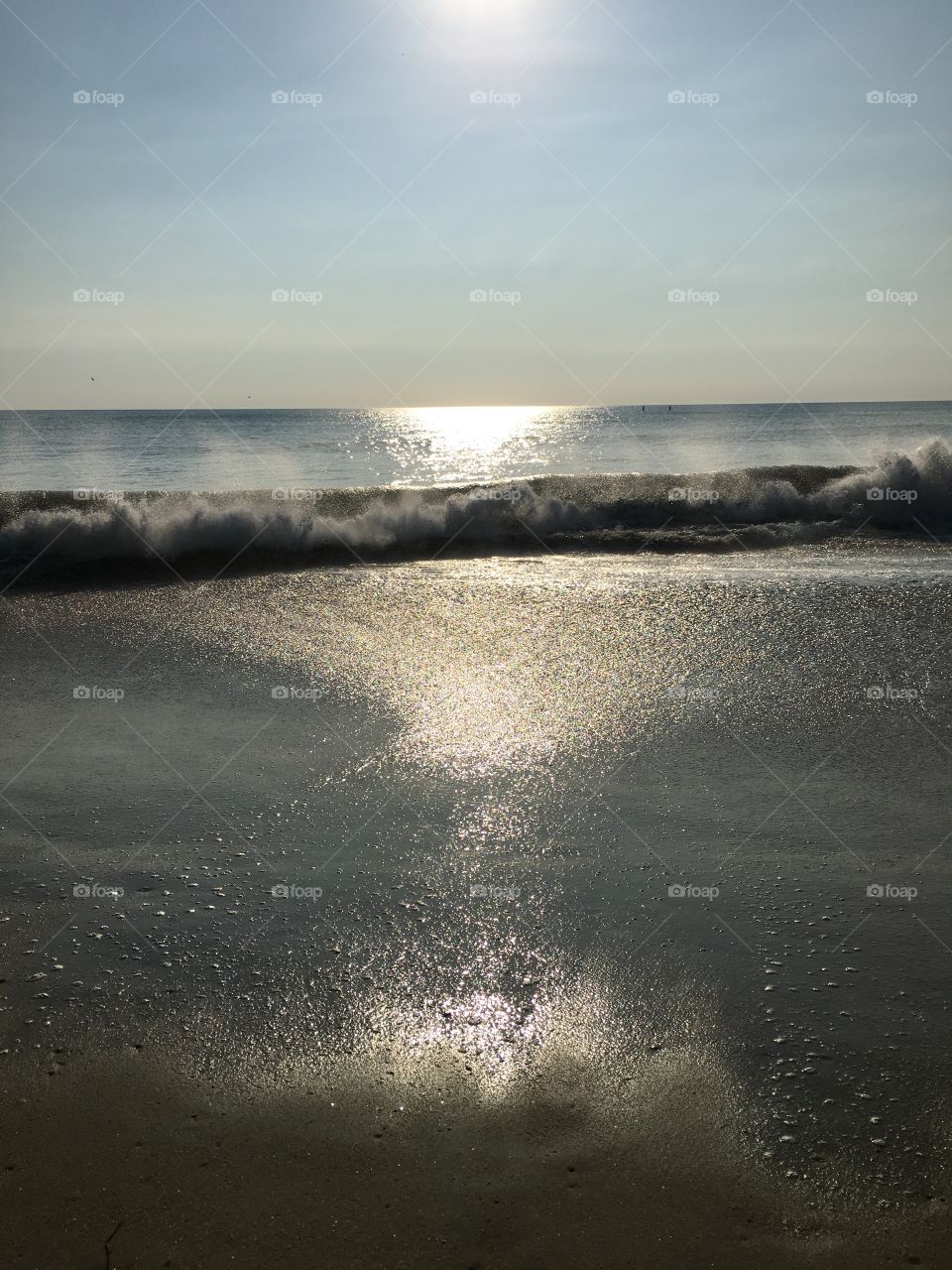 Sea spray and sun.