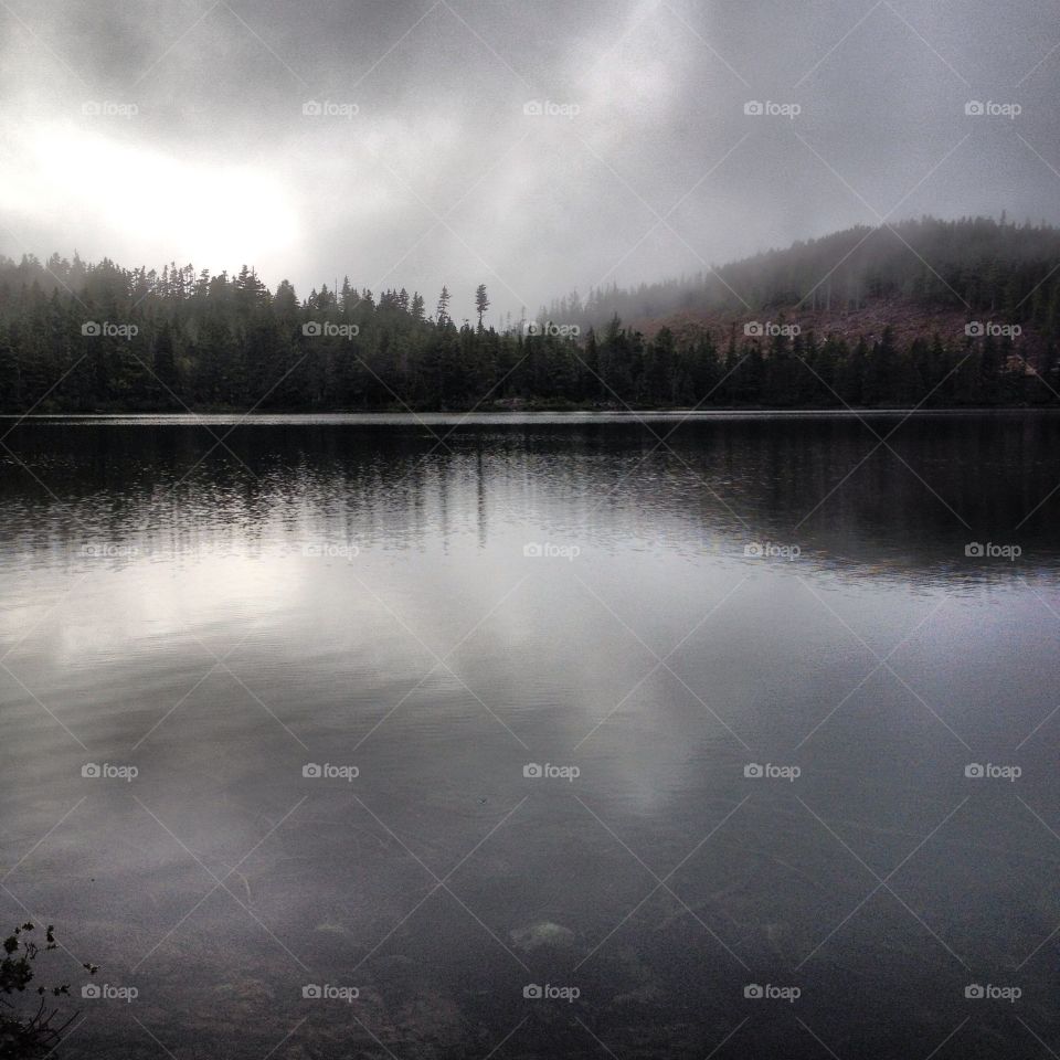 Lake, Water, Reflection, Dawn, No Person
