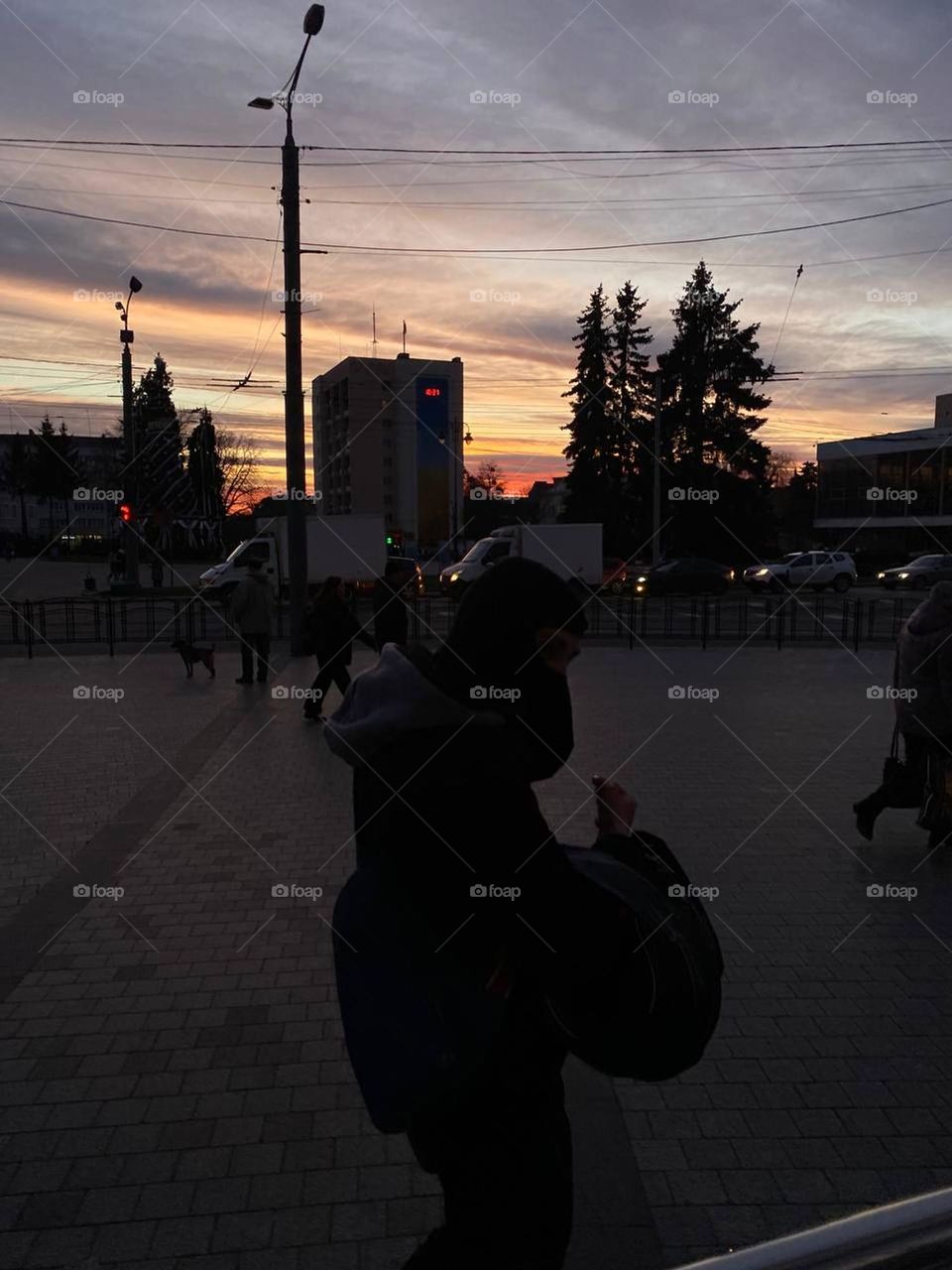 Beauty city with sky