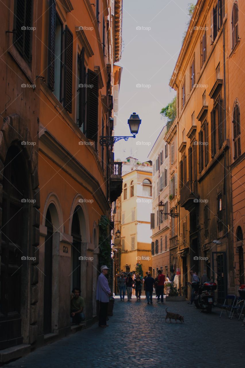 Little street in Pisa