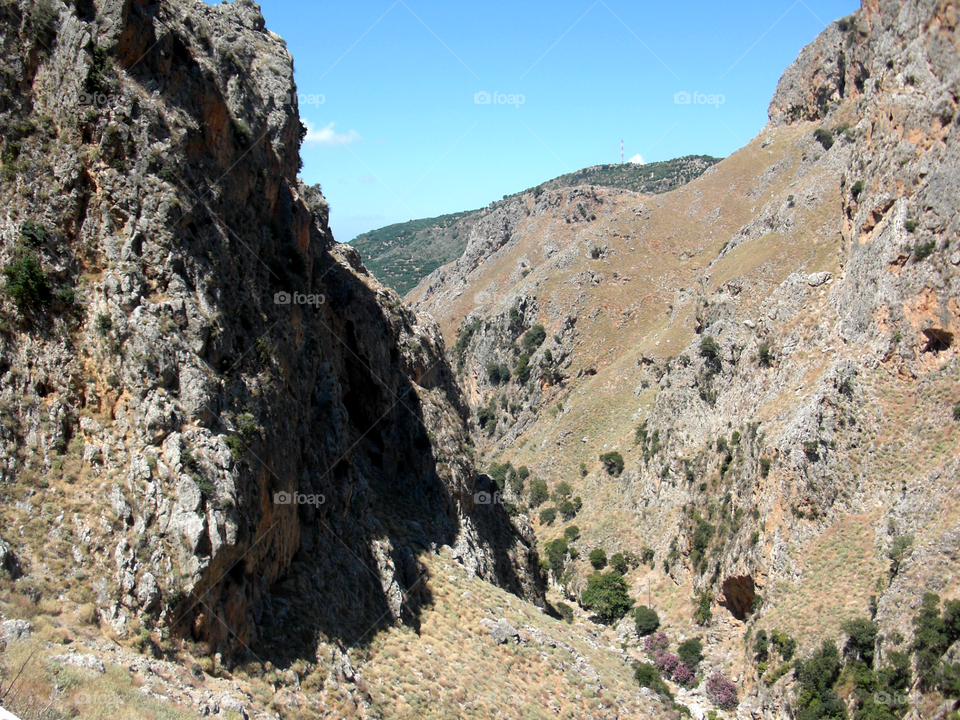 Gorge in Crete