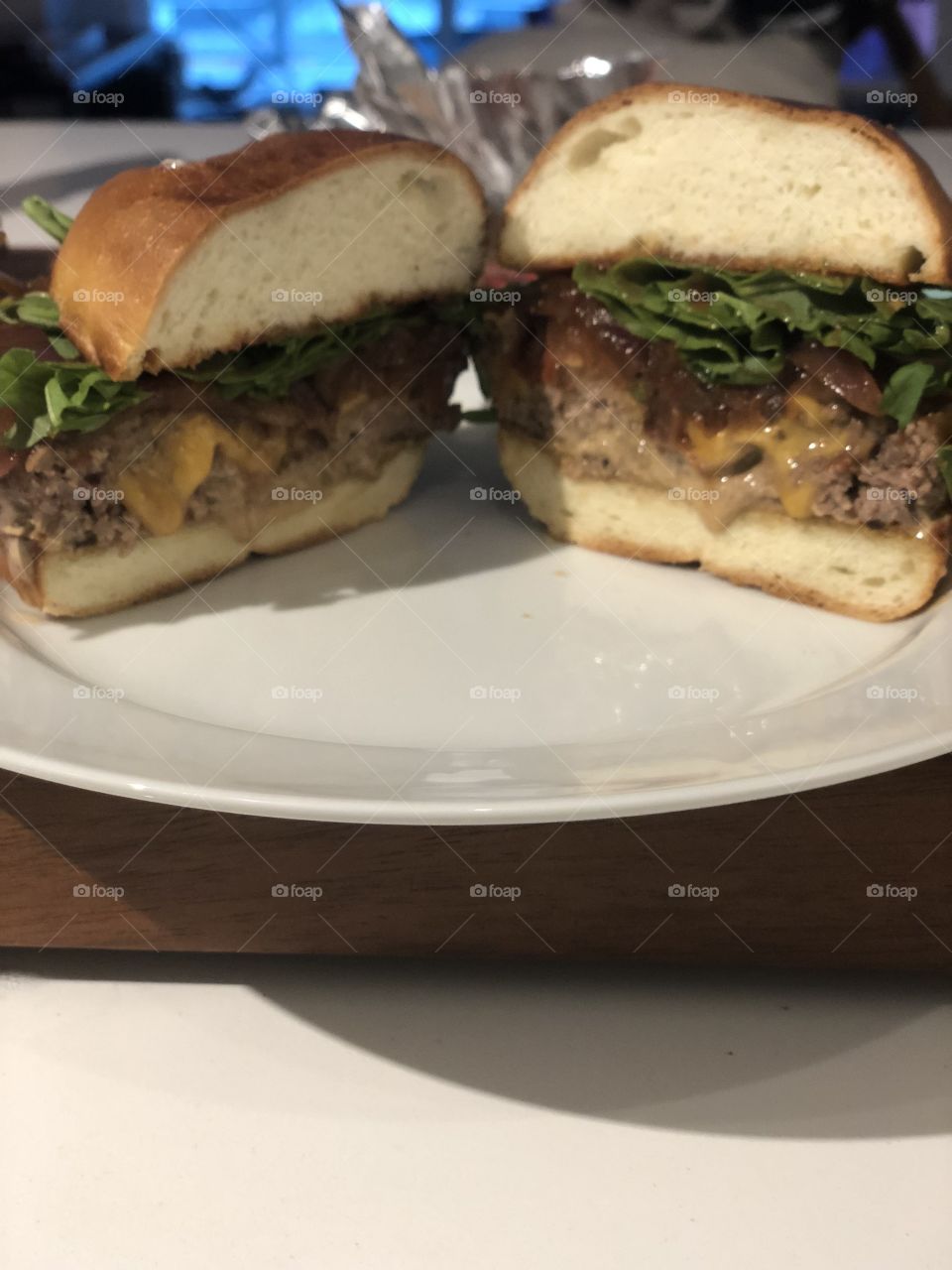 Juicy lucy burger