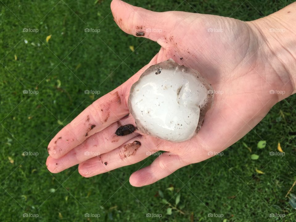 Large hail