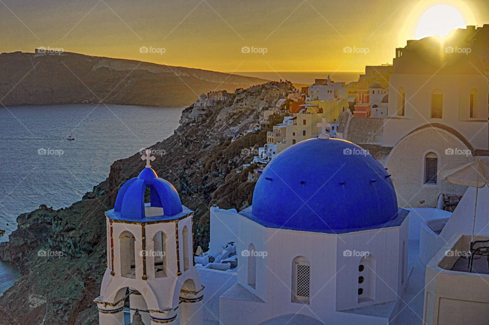 Blue Domes Santorini