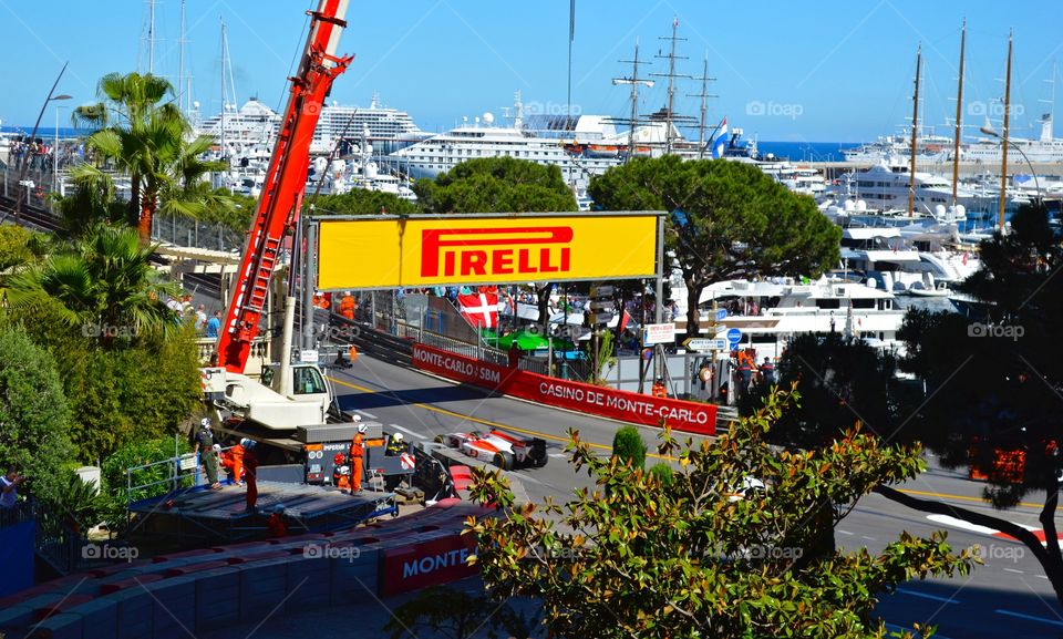 Monaco Grand Prix Finish Line