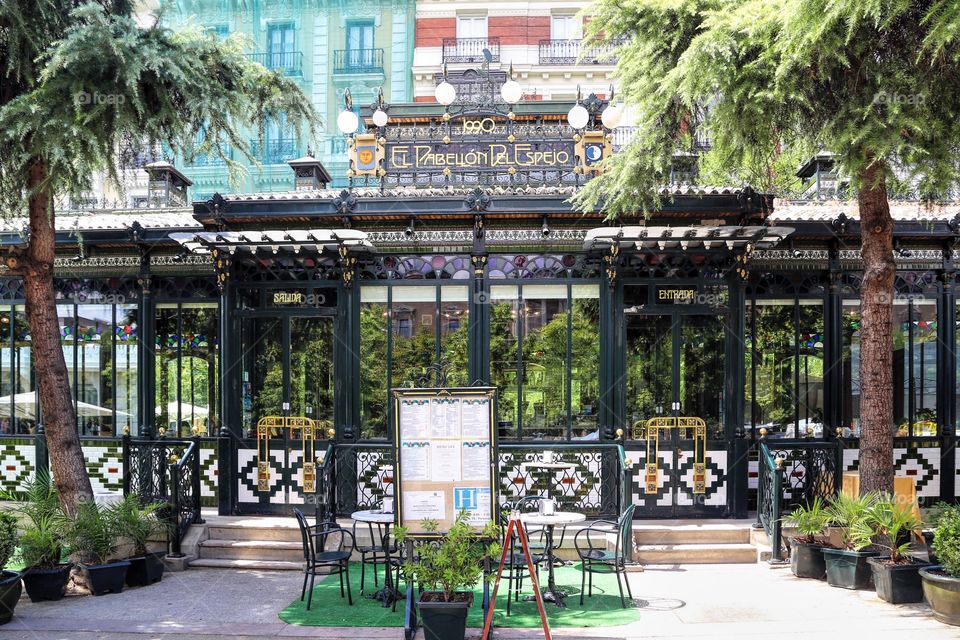 Facade of a beautiful restaurant