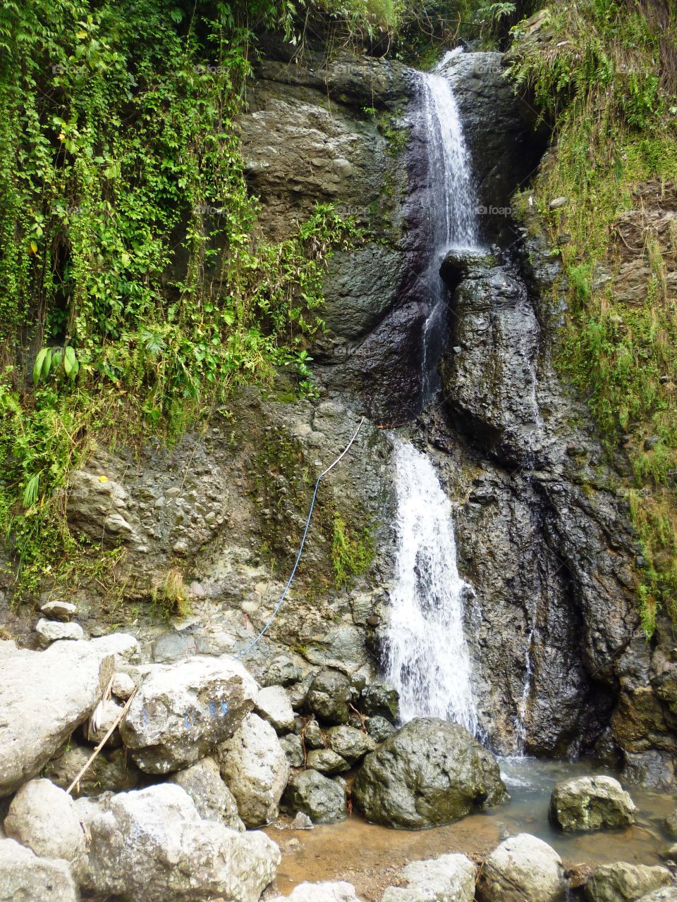 waterfall village