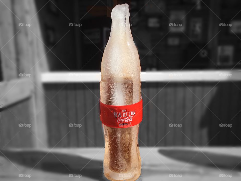 Ice Bottle CocaCola 