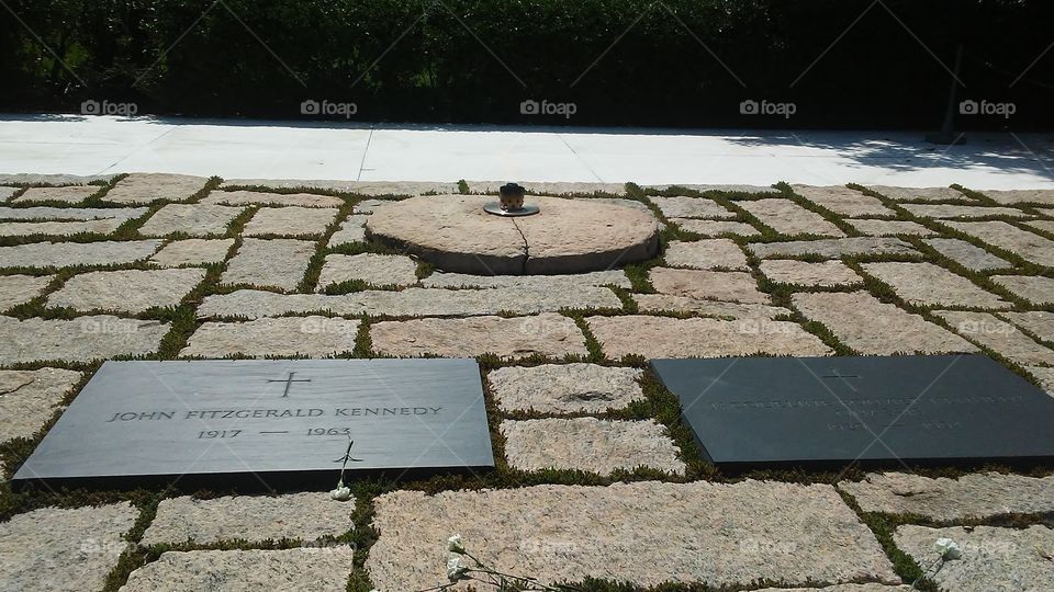 Kennedy Memorial at Arlington National Cemetery in Washington, DC