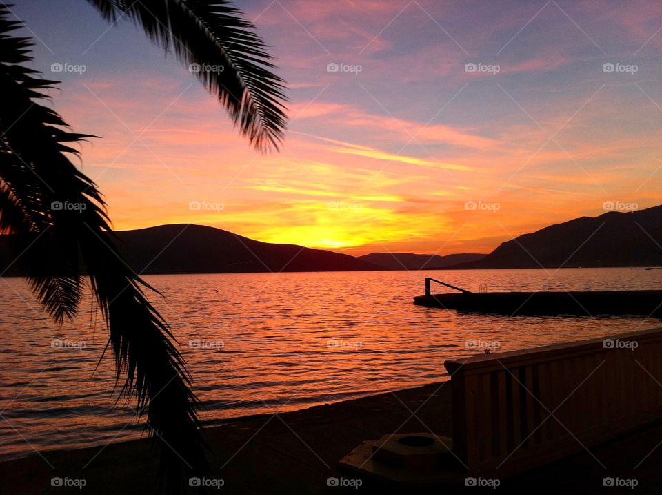 Sunset, Tivat, Montenegro 