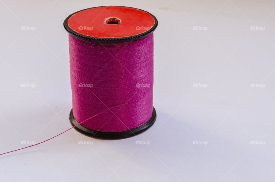 Reel Of Fuchsia Pink Thread