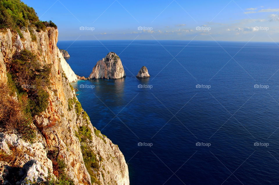 Scenics view of sea against sky