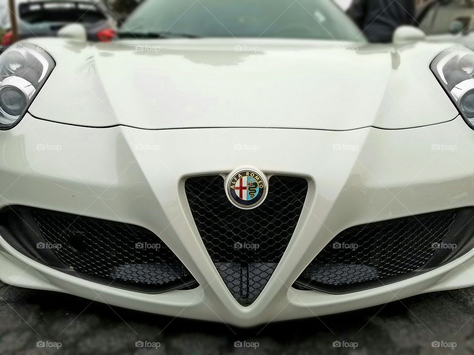 white Alfa Romeo