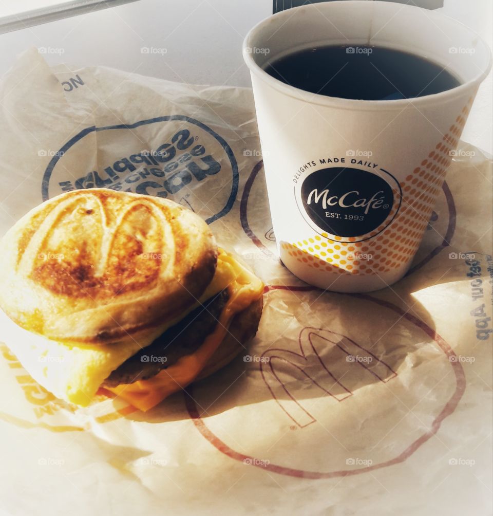 Breakfast at McDonald's