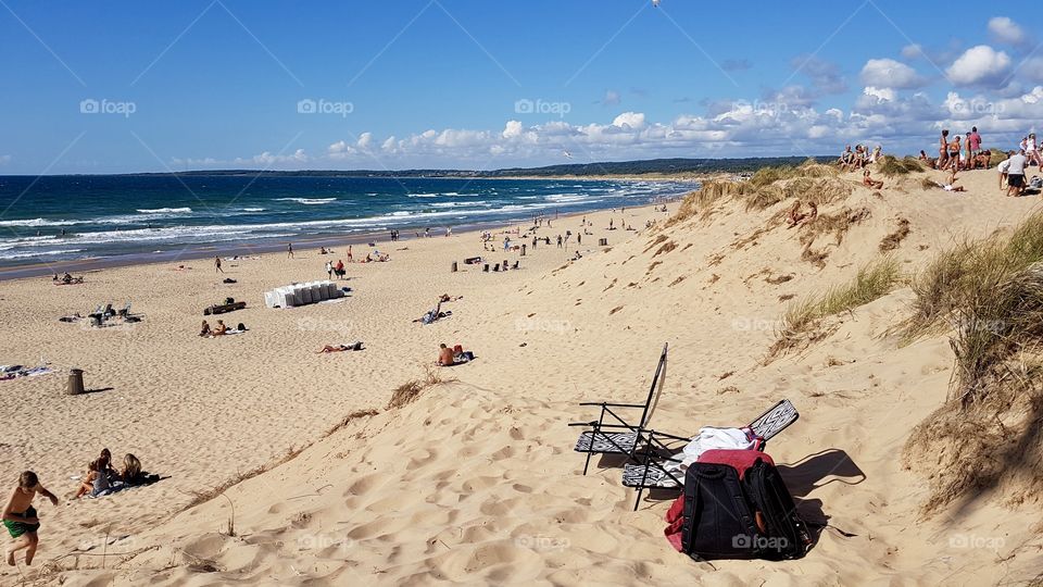 Tylösand beach Sweden - strand sommar semester Sverige 