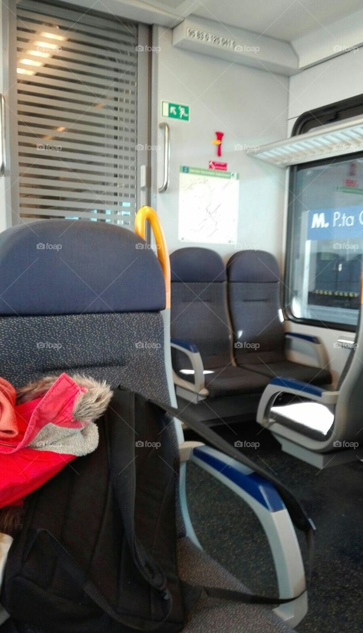 seats in a train