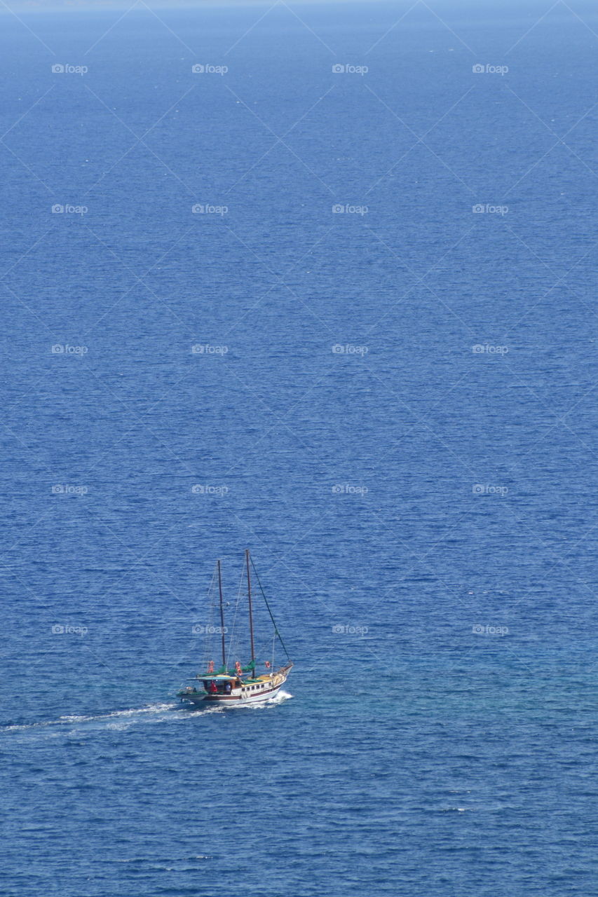 boat at sea